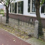 Project-Hekwerk met poort-vooraanzicht